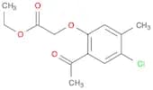 Acetic acid, 2-(2-acetyl-4-chloro-5-methylphenoxy)-, ethyl ester