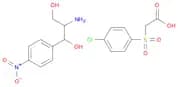 Acetic acid, 2-[(4-chlorophenyl)sulfonyl]-, compd. with 2-amino-1-(4-nitrophenyl)-1,3-propanediol …