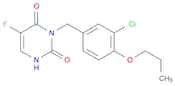 2,4(1H,3H)-Pyrimidinedione, 3-[(3-chloro-4-propoxyphenyl)methyl]-5-fluoro-