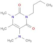 2,4(1H,3H)-Pyrimidinedione, 3-butyl-5-(dimethylamino)-1,6-dimethyl-