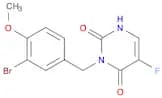2,4(1H,3H)-Pyrimidinedione, 3-[(3-bromo-4-methoxyphenyl)methyl]-5-fluoro-
