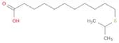 Undecanoic acid, 11-[(1-methylethyl)thio]-