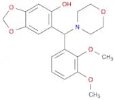 1,3-Benzodioxol-5-ol, 6-[(2,3-dimethoxyphenyl)-4-morpholinylmethyl]-