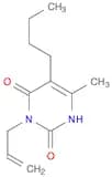 2,4(1H,3H)-Pyrimidinedione, 5-butyl-6-methyl-3-(2-propen-1-yl)-
