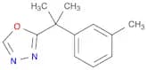 2-(2-(m-Tolyl)propan-2-yl)-1,3,4-oxadiazole