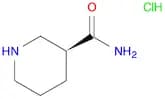 3-Piperidinecarboxamide, hydrochloride (1:1), (3S)-