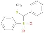 Benzene, [[(methylthio)phenylmethyl]sulfonyl]-
