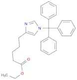 1H-Imidazole-4-pentanoic acid, 1-(triphenylmethyl)-, ethyl ester