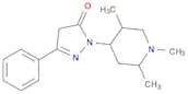 3H-Pyrazol-3-one, 2,4-dihydro-5-phenyl-2-(1,2,5-trimethyl-4-piperidinyl)-