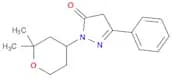 3H-Pyrazol-3-one, 2,4-dihydro-5-phenyl-2-(tetrahydro-2,2-dimethyl-2H-pyran-4-yl)-