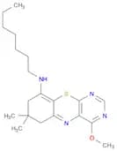6H-Pyrimido[4,5-b][1,4]benzothiazin-9-amine, N-heptyl-7,8-dihydro-4-methoxy-7,7-dimethyl-