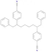Benzonitrile, 4,4'-[1,6-bis(phenylmethyl)-1,6-hexanediyl]bis-