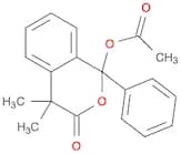 3H-2-Benzopyran-3-one, 1-(acetyloxy)-1,4-dihydro-4,4-dimethyl-1-phenyl-