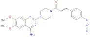 2-Propen-1-one, 1-[4-(4-amino-6,7-dimethoxy-2-quinazolinyl)-1-piperazinyl]-3-(4-azidophenyl)-