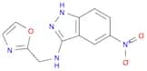 5-Nitro-N-(oxazol-2-ylmethyl)-1H-indazol-3-amine