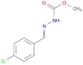 Hydrazinecarboxylic acid, 2-[(4-chlorophenyl)methylene]-, methyl ester