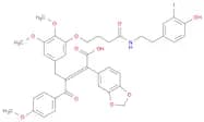 1,3-Benzodioxole-5-acetic acid, α-[1-[[3-[4-[[2-(4-hydroxy-3-iodophenyl)ethyl]amino]-4-oxobutoxy]-…