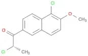 1-Propanone, 2-chloro-1-(5-chloro-6-methoxy-2-naphthalenyl)-, (S)- (9CI)