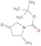 1-Pyrrolidinecarboxylic acid, 2-Methyl-4-oxo-, 1,1-diMethylethyl ester, (2R)-