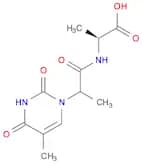 L-Alanine, N-[2-(3,4-dihydro-5-methyl-2,4-dioxo-1(2H)-pyrimidinyl)-1-oxopropyl]-, homopolymer (9CI)