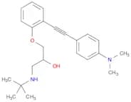 2-Propanol, 1-[2-[2-[4-(dimethylamino)phenyl]ethynyl]phenoxy]-3-[(1,1-dimethylethyl)amino]-