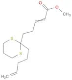 2-Pentenoic acid, 5-[2-(4-penten-1-yl)-1,3-dithian-2-yl]-, methyl ester