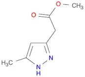 1H-Pyrazole-3-acetic  acid,  5-methyl-,  methyl  ester