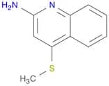 2-Quinolinamine, 4-(methylthio)-