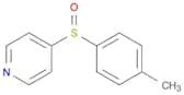 Pyridine, 4-[(4-methylphenyl)sulfinyl]-