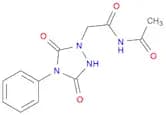1,2,4-Triazolidine-1-acetamide, N-acetyl-3,5-dioxo-4-phenyl-