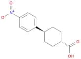 Cyclohexanecarboxylic acid, 4-(4-nitrophenyl)-, trans-