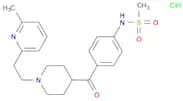 Methanesulfonamide, N-[4-[[1-[2-(6-methyl-2-pyridinyl)ethyl]-4-piperidinyl]carbonyl]phenyl]-, hydr…