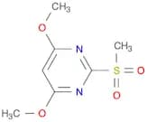Pyrimidine, 4,6-dimethoxy-2-(methylsulfonyl)-