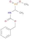 Carbamic acid, N-[1-(methoxyphosphinyl)ethyl]-, phenylmethyl ester