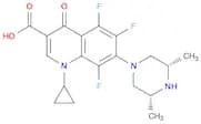 3-Quinolinecarboxylic acid, 1-cyclopropyl-7-[(3R,5S)-3,5-dimethyl-1-piperazinyl]-5,6,8-trifluoro-1…