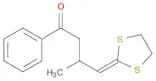 1-Butanone, 4-(1,3-dithiolan-2-ylidene)-3-methyl-1-phenyl-