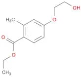 Benzoic acid, 4-(2-hydroxyethoxy)-2-methyl-, ethyl ester