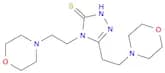 3H-1,2,4-Triazole-3-thione, 2,4-dihydro-4,5-bis[2-(4-morpholinyl)ethyl]-