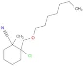 Cyclohexanecarbonitrile, chloro[(heptyloxy)methyl]methyl- (9CI)