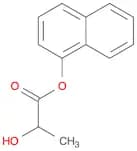 Propanoic acid, 2-hydroxy-, 1-naphthalenyl ester