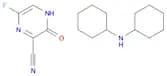 2-Pyrazinecarbonitrile, 6-fluoro-3,4-dihydro-3-oxo-, compd. with N-cyclohexylcyclohexanamine (1:1)
