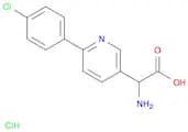 2-Amino-2-(6-(4-chlorophenyl)pyridin-3-yl)acetic acid hydrochloride