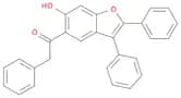 Ethanone, 1-(6-hydroxy-2,3-diphenyl-5-benzofuranyl)-2-phenyl-