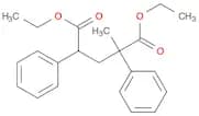 Pentanedioic acid, 2-methyl-2,4-diphenyl-, diethyl ester (9CI)