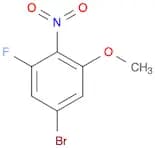 Benzene, 5-bromo-1-fluoro-3-methoxy-2-nitro-