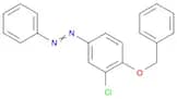 Diazene, 1-[3-chloro-4-(phenylmethoxy)phenyl]-2-phenyl-
