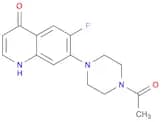 4(1H)-Quinolinone, 7-(4-acetyl-1-piperazinyl)-6-fluoro-