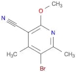3-Pyridinecarbonitrile, 5-bromo-2-methoxy-4,6-dimethyl-