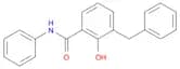 Benzamide, 2-hydroxy-N-phenyl-3-(phenylmethyl)-