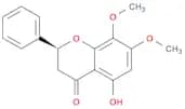 4H-1-Benzopyran-4-one, 2,3-dihydro-5-hydroxy-7,8-dimethoxy-2-phenyl-, (2S)-